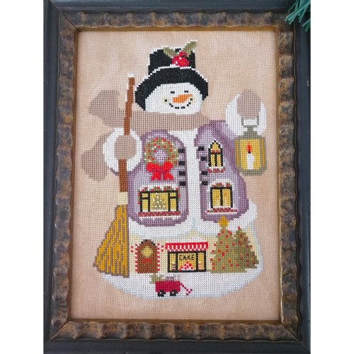 (image for) Upcoming Release: 2025 Snowman Cross Stitch Chart